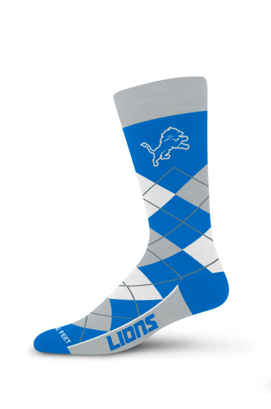 Detroit Lions Argyle Lineup Socks
