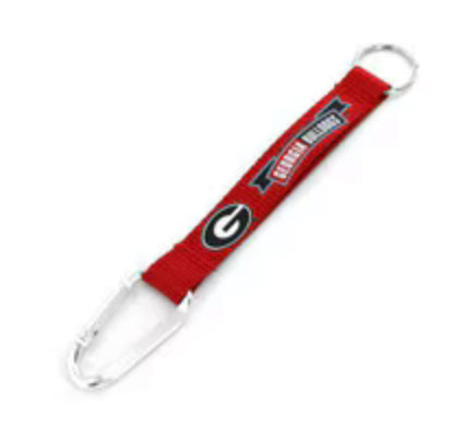 Georgia Bulldogs Carabiner Lanyard