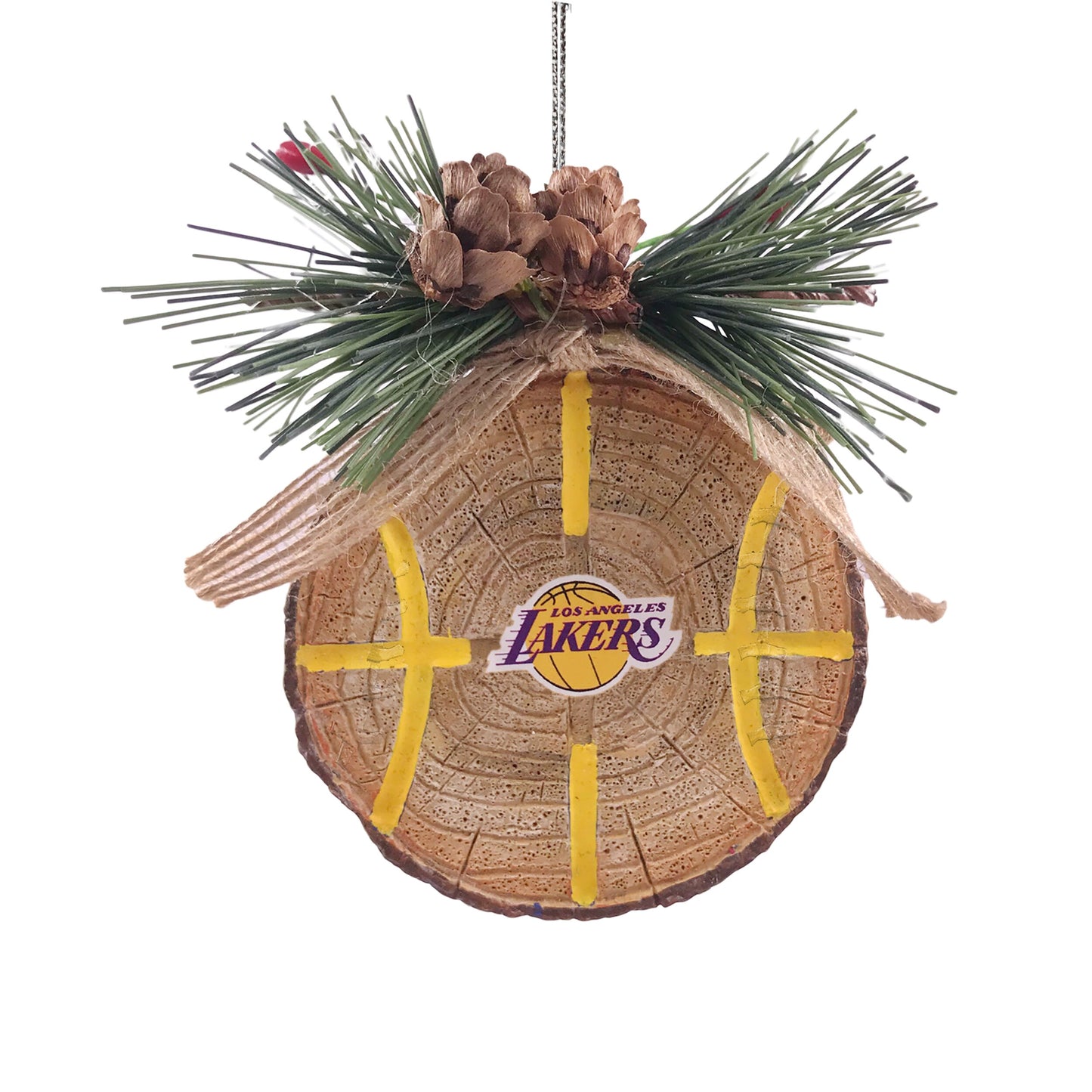 LA Lakers Ball Stump Ornament