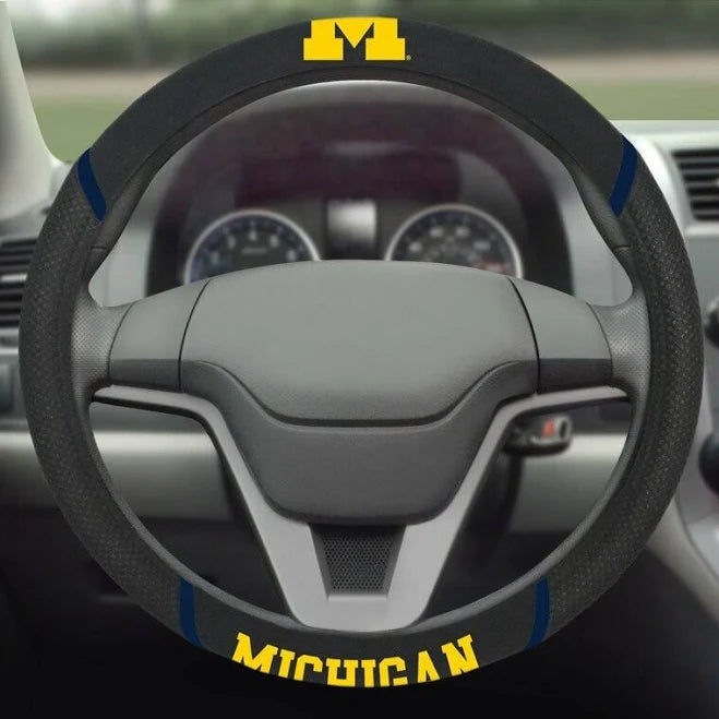 Michigan Wolverines Steering Wheel Cover