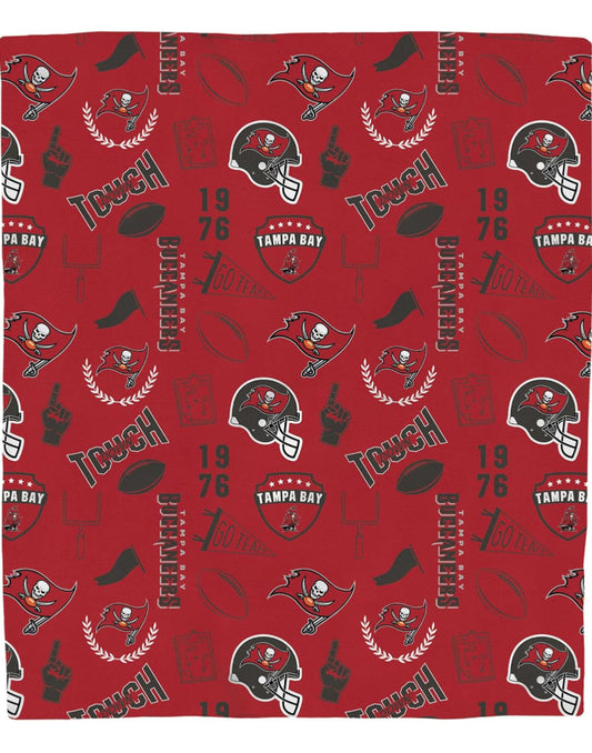 Tampa Bay Buccaneers 50x60 Fleece Throw