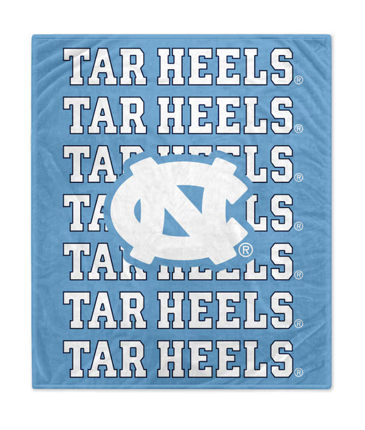 UNC Tar Heels 60x70 Plush Blanket