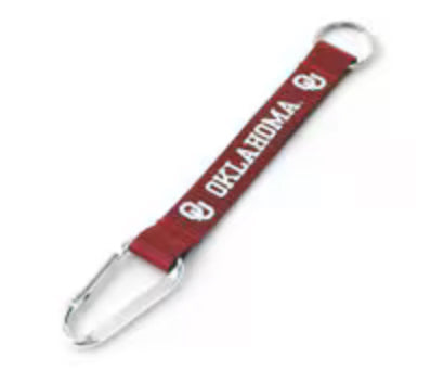 Oklahoma Sooners Carabiner Lanyard