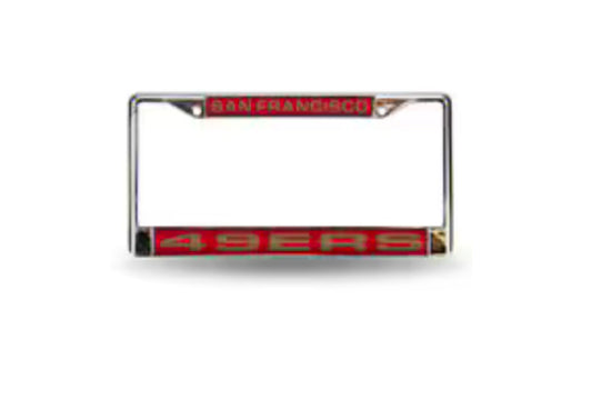 San Francisco 49ers Metal License Plate Frame