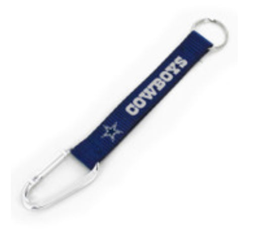 Dallas Cowboys Carabiner Lanyard Keychain