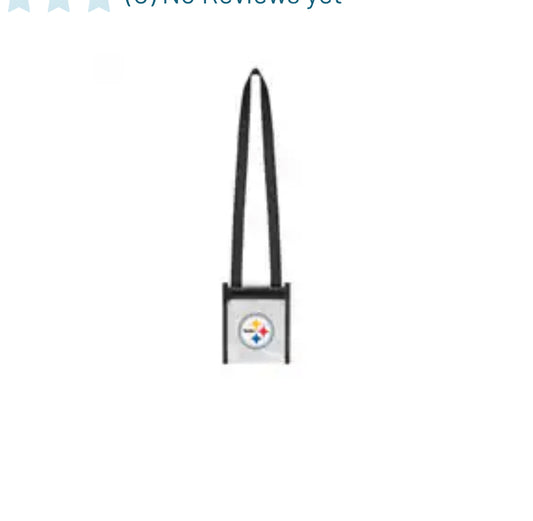 Pittsburgh Steelers Clear Crossbody Tote Bag
