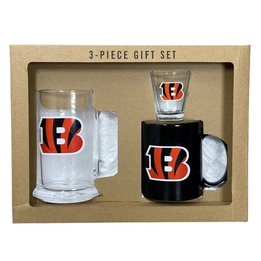 Cincinnati Bengals 3pc Drinkware Gift set