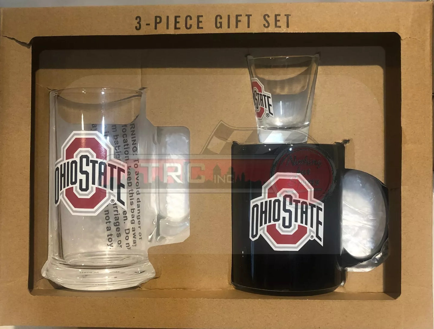 Ohio State Buckeyes 3-pc Drinkware Gift set