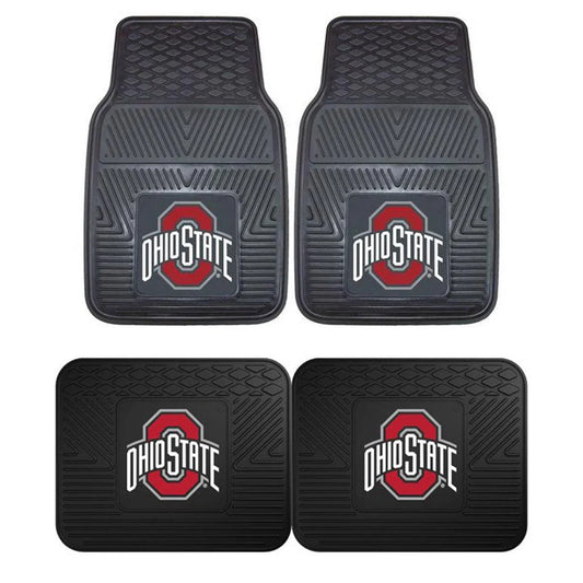 Ohio State Buckeyes Vinyl Car Mats